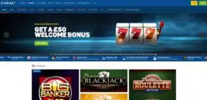 Coral Casino sister sites homepage